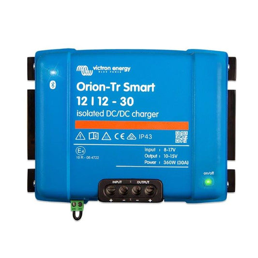 Victron Energy Orion-Tr Smart DC to DC Charger (Bluetooth) 12/12 Volt 30 amp 360 Watt Battery Charger for dual Battery Systems- Isolated