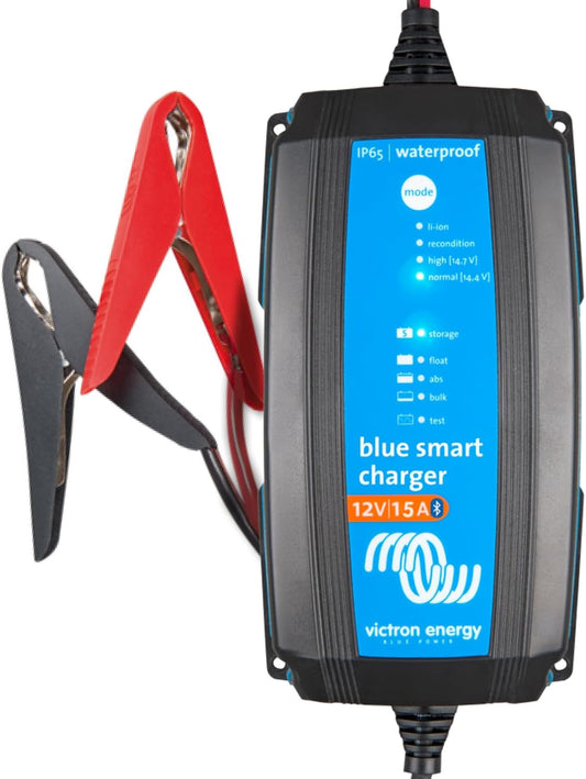 Victron Energy Blue Smart IP65 12-Volt 15 amp Battery Charger (Bluetooth)